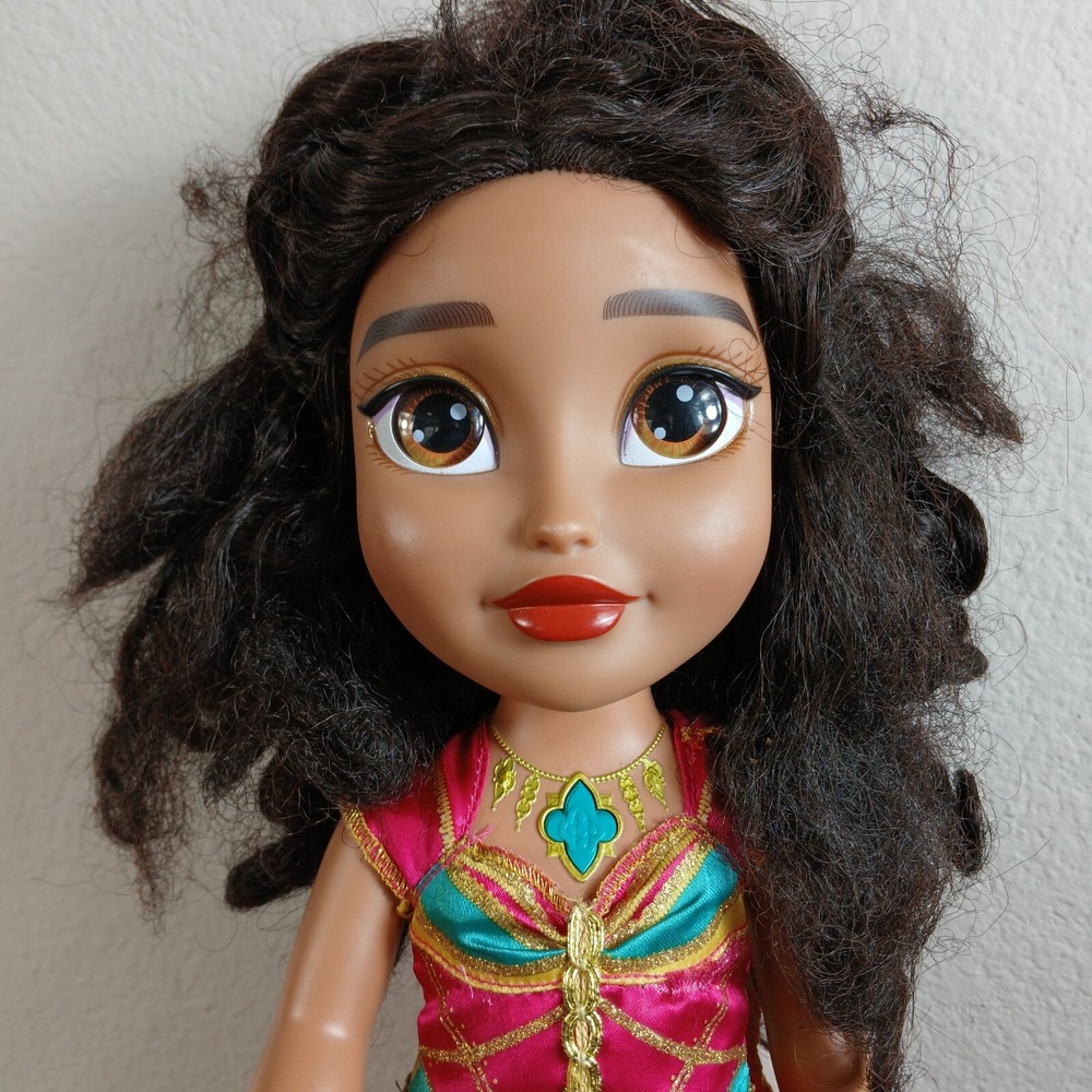 Jasmine Musical Doll DISNEY Aladdin Sings Speechless Princess Jakks 14"‎ -ZA - Picture 2 of 9